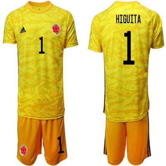 Mens Colombia Short Soccer Jerseys 026